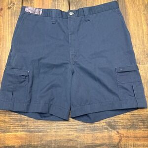 Dickies Cargo Shorts Utility Workwear Casual‎ Everyday Blue Size 38, y2k,